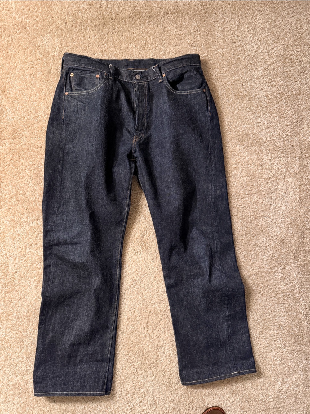 Sugarcane 1947 raw Indigi Selvedge jeans made in Japan